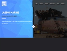 Tablet Screenshot of labdhimarine.com